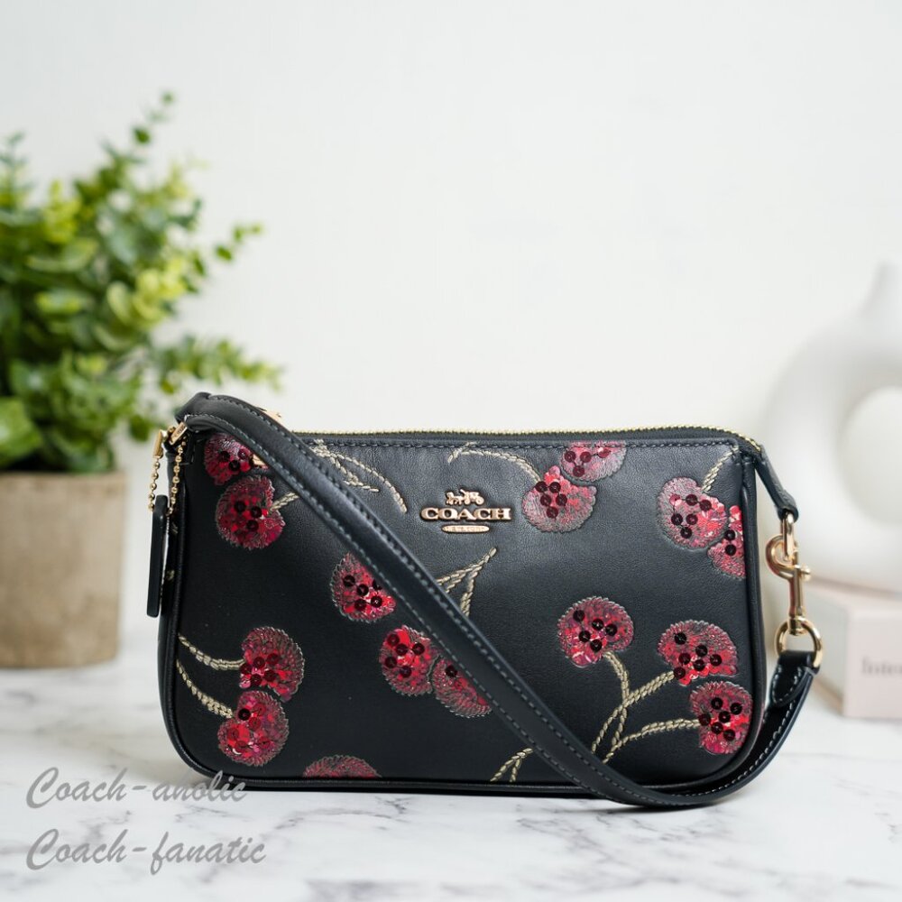 Coach CCZ21 Nolita 19 Cherry Print Smooth Leather